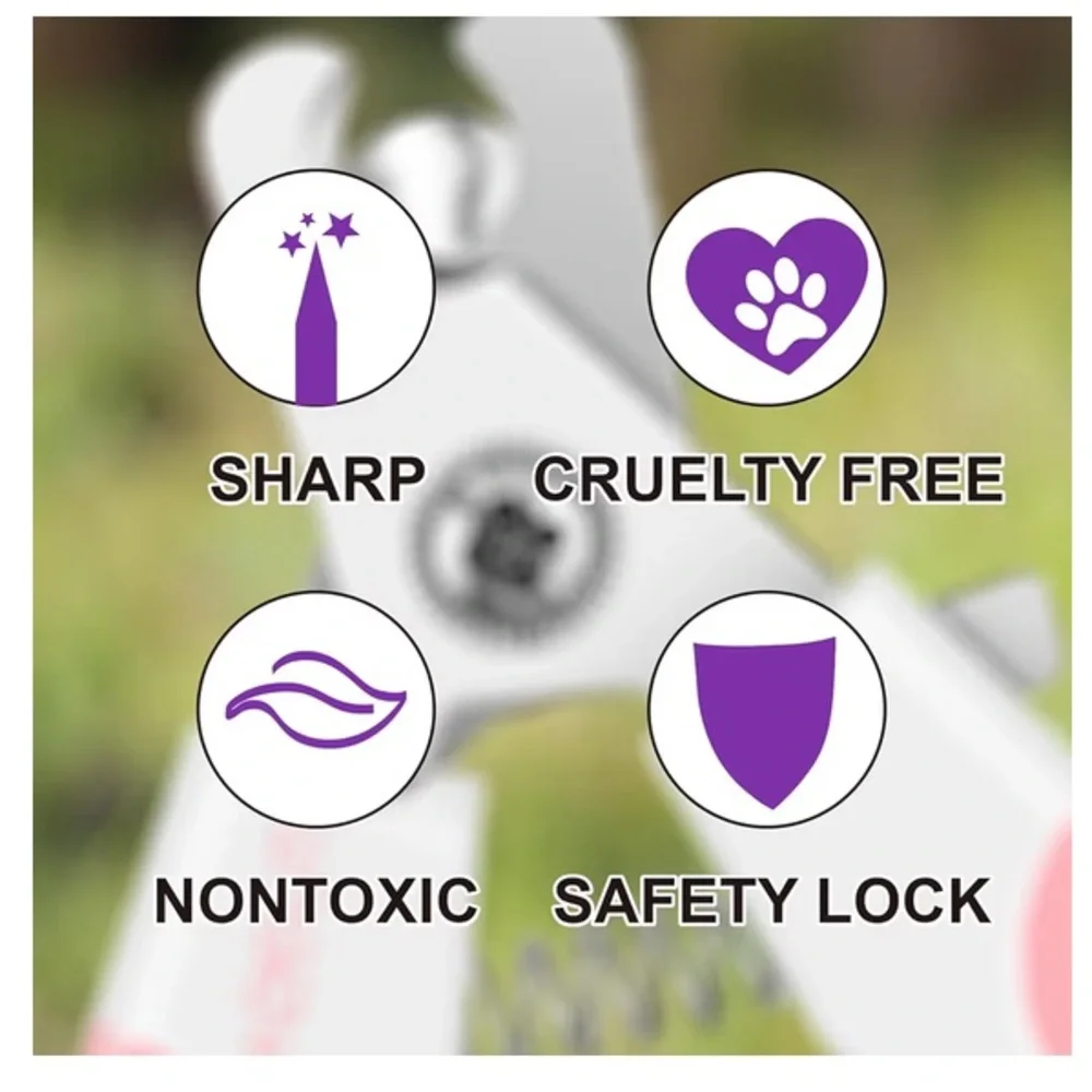 Pink Pet Nail Clippers with File